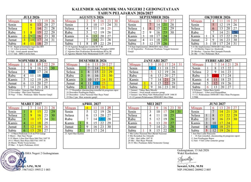 KALDIK 2026-2027