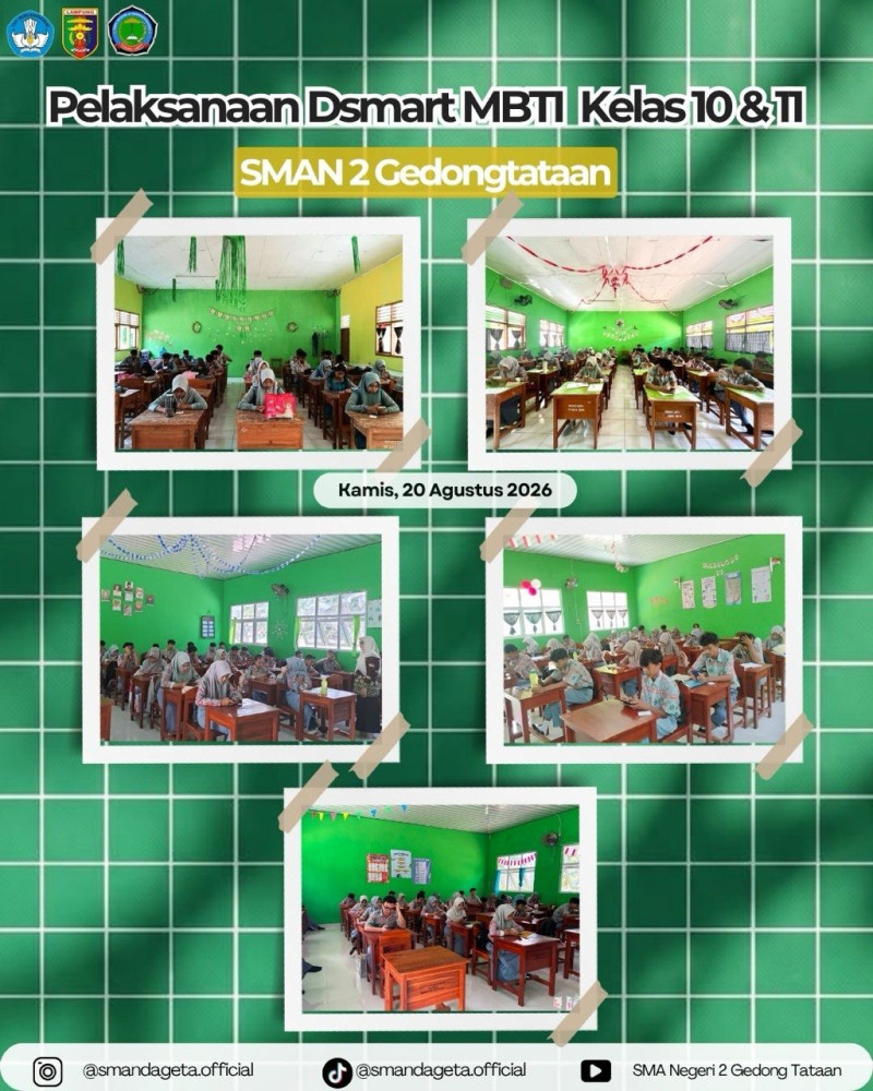 Pelaksanaan D-Smart MBTI untukkelas 10 & 11 